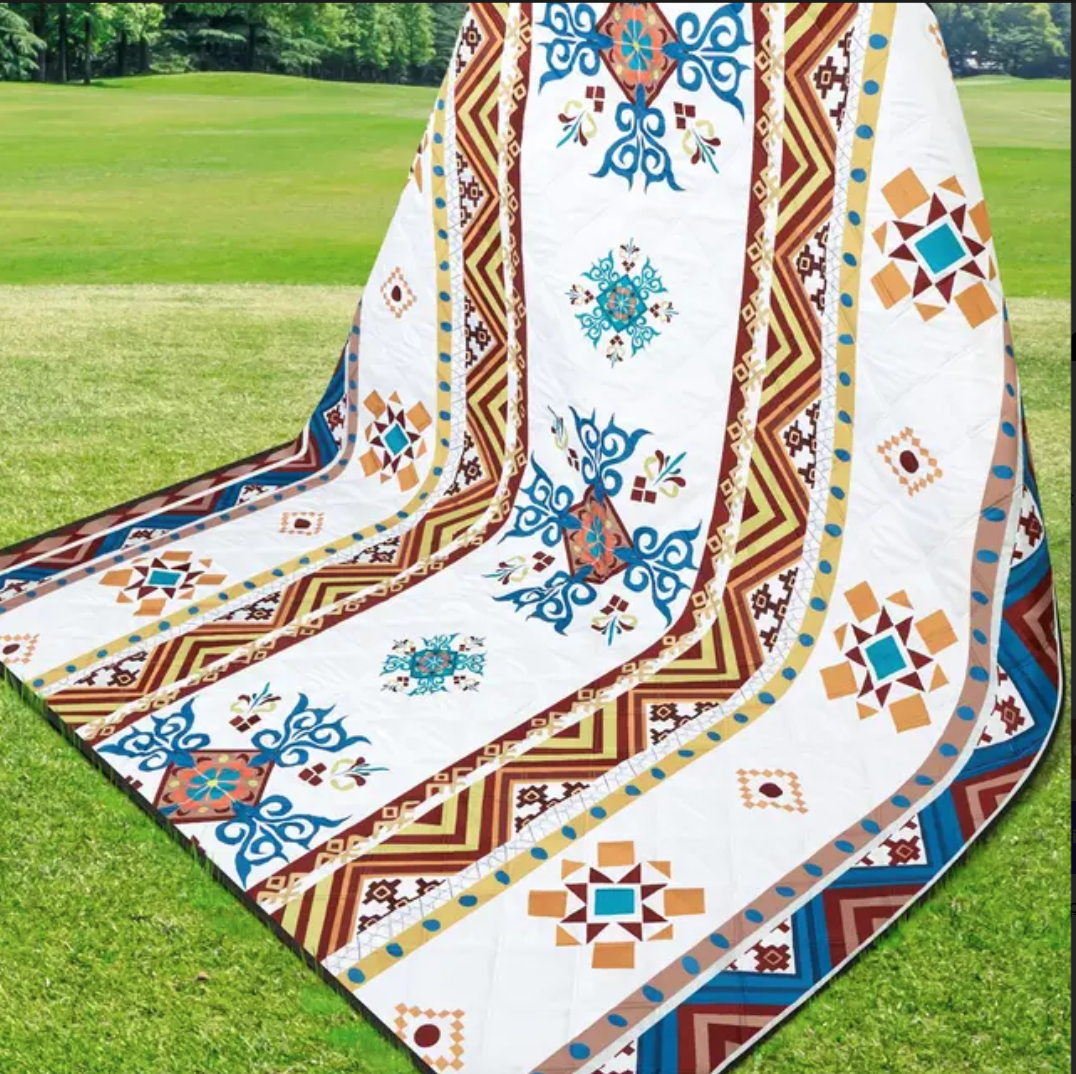 Witnewrage Waterproof Picnic Blanket, 200x200cm Large Beach Blanket