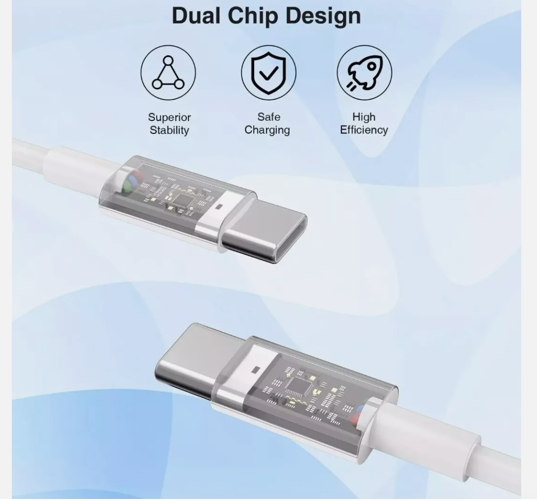 USB-C to USB-C Cable Fast Charger Type C to Type C Charging Cord Rapid Charger - Image 4