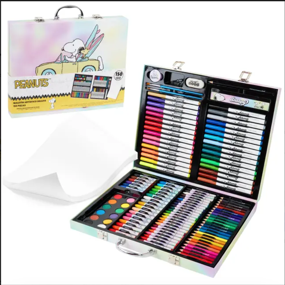 Snoopy Art Set for Kids Art Supplies Paints Colouring Pens