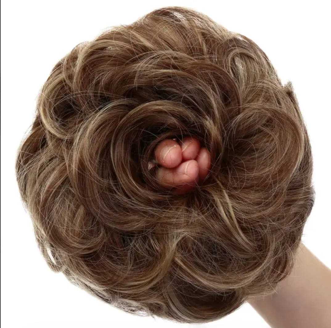 Messy Hair Bun Curly Wavy Hair Scrunchies Accessories Pieces - Image 4