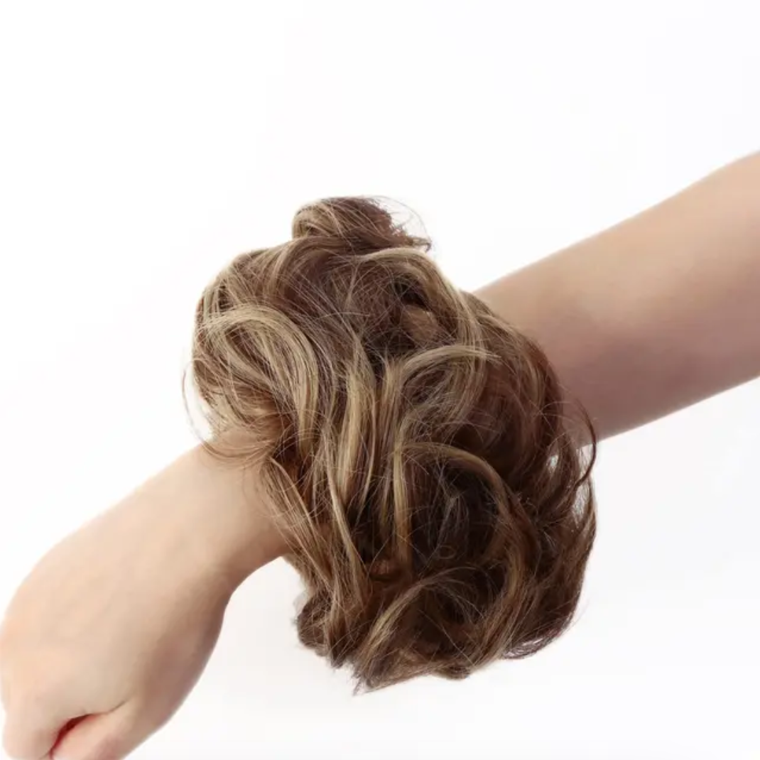 Messy Hair Bun Curly Wavy Hair Scrunchies Accessories Pieces - Image 5