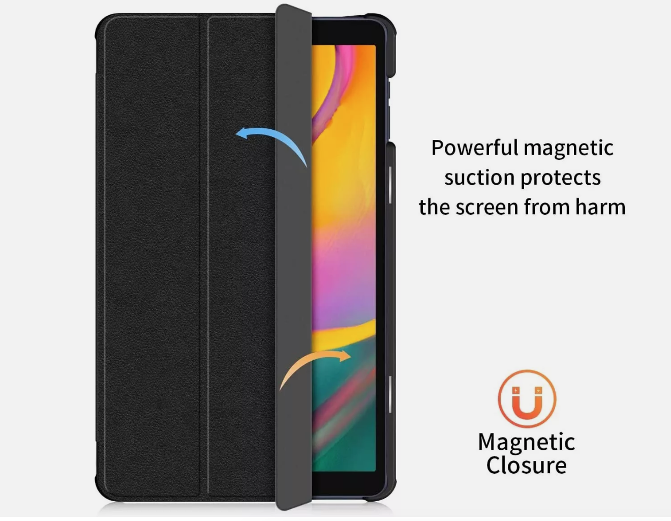 Smart Magnetic Stand Case Cover For Samsung Galaxy Tab A 10.1 T510 T515 (2019) - Image 6