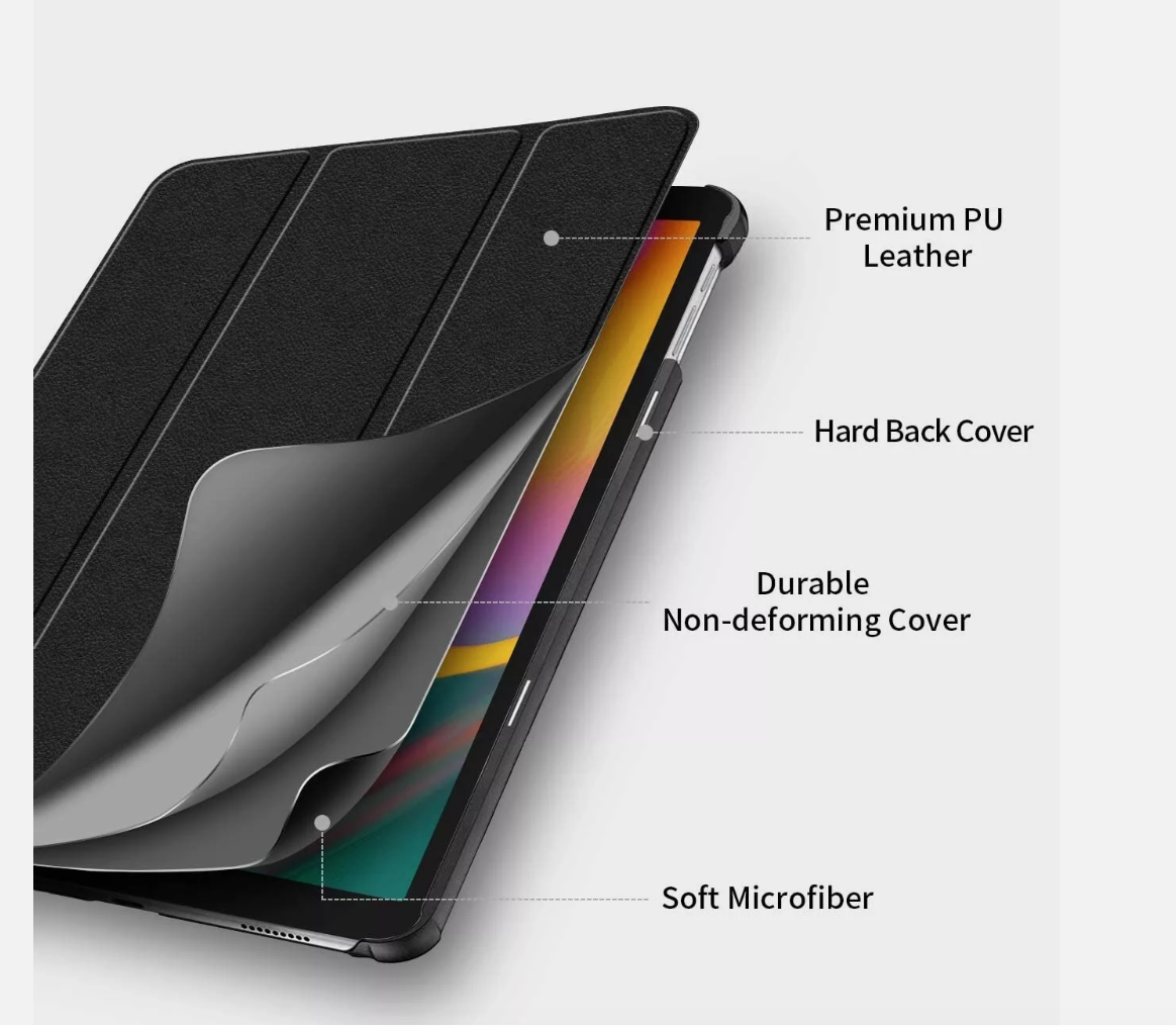 Smart Magnetic Stand Case Cover For Samsung Galaxy Tab A 10.1 T510 T515 (2019) - Image 8