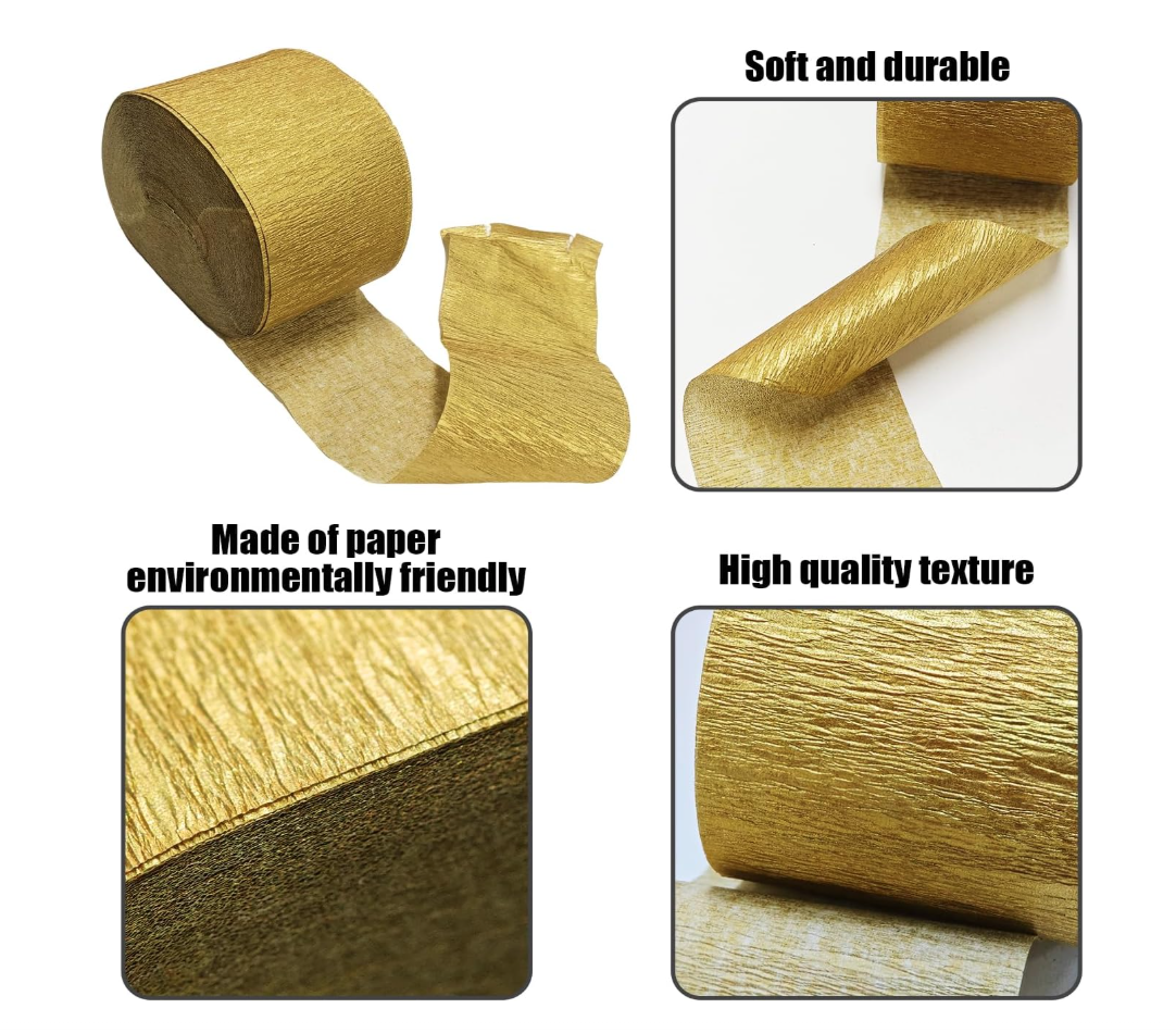 8 Pieces Of Crepe Paper Spiral Garland, Party Decorations, Party Scene Layout, Decorative Hangings, Creative Party Decorations - Image 3