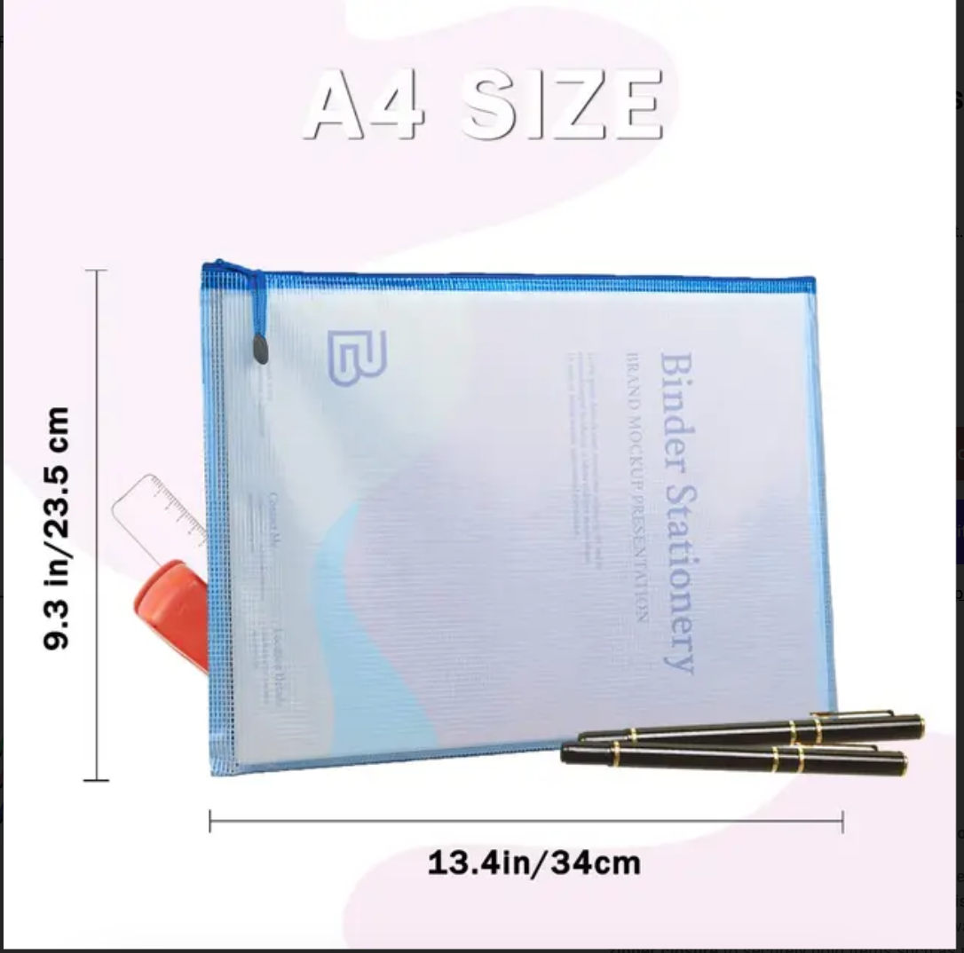 Qualsen Plastic Wallets A6, 30PCS Multicolor Folder, Zip Lock Bags - Image 2