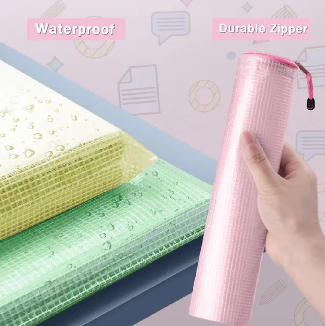 Qualsen Plastic Wallets A6, 30PCS Multicolor Folder, Zip Lock Bags - Image 4