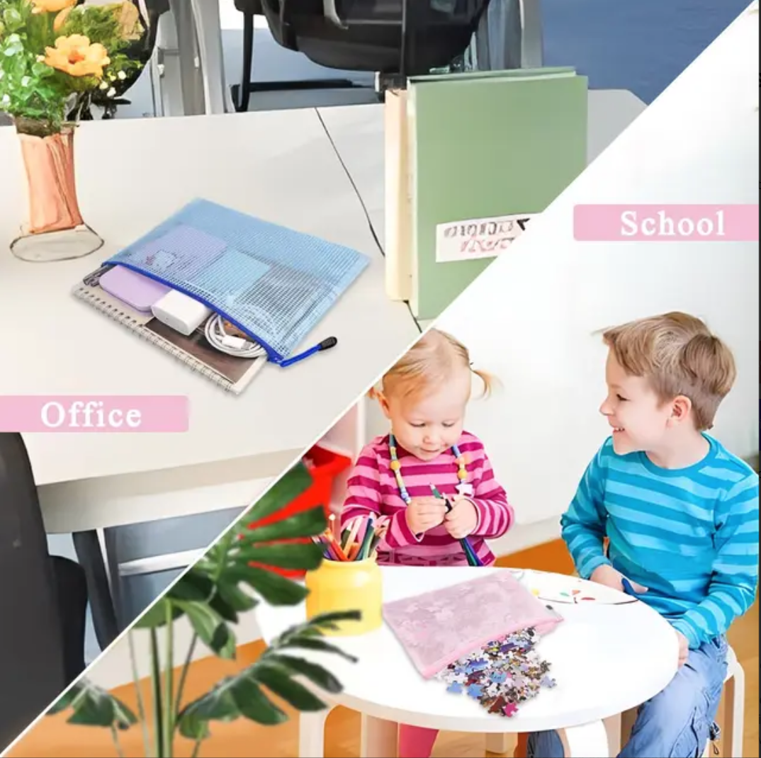 Qualsen Plastic Wallets A6, 30PCS Multicolor Folder, Zip Lock Bags - Image 5