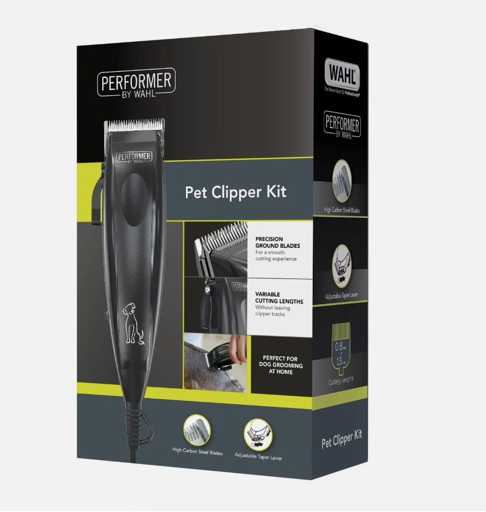Performer Corded Pet Clipper Kit-4 KIT-Charger, Bl@de, Brush & Sciss@rs