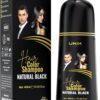 Hair Dye Shampoo Black 400ml – 3-in-1 Hair Color, Shampoo & Conditioner – Long-Lasting Natural Hair Color for Men & Women – Covers Grey Hair Instantly – Ammonia-Free