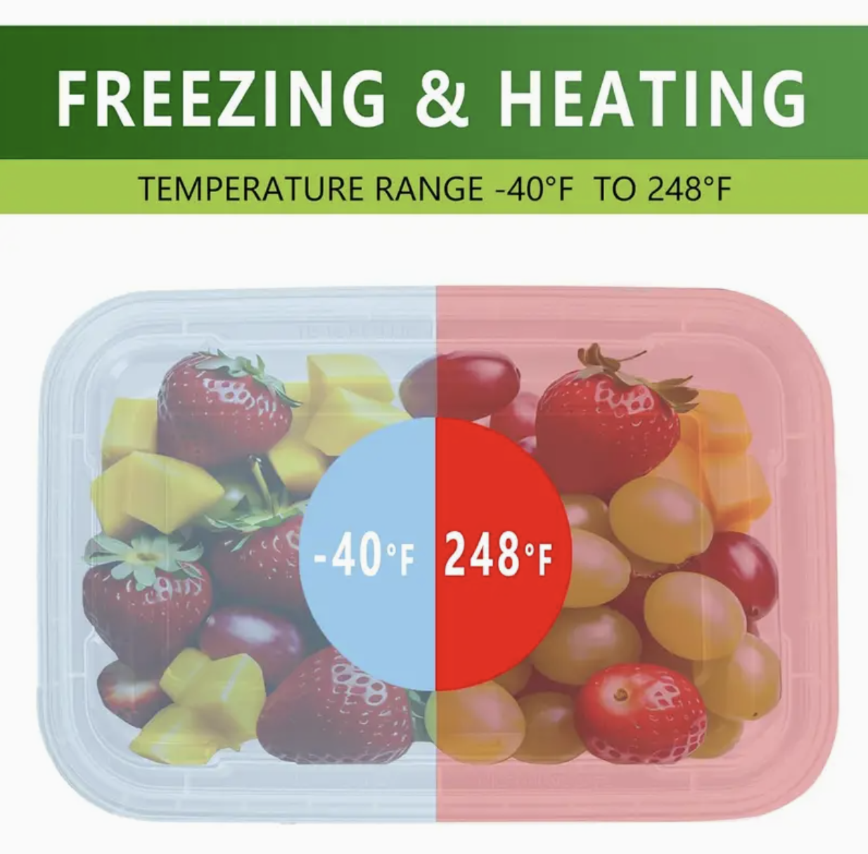 10 Pcs Heavy-Duty Reusable Food Storage Containers with Leakproof Lids – 350ml / 11.84oz Rectangular Stackable Containers, Microwave & Freezer Safe, Airtight & Durable - Image 6