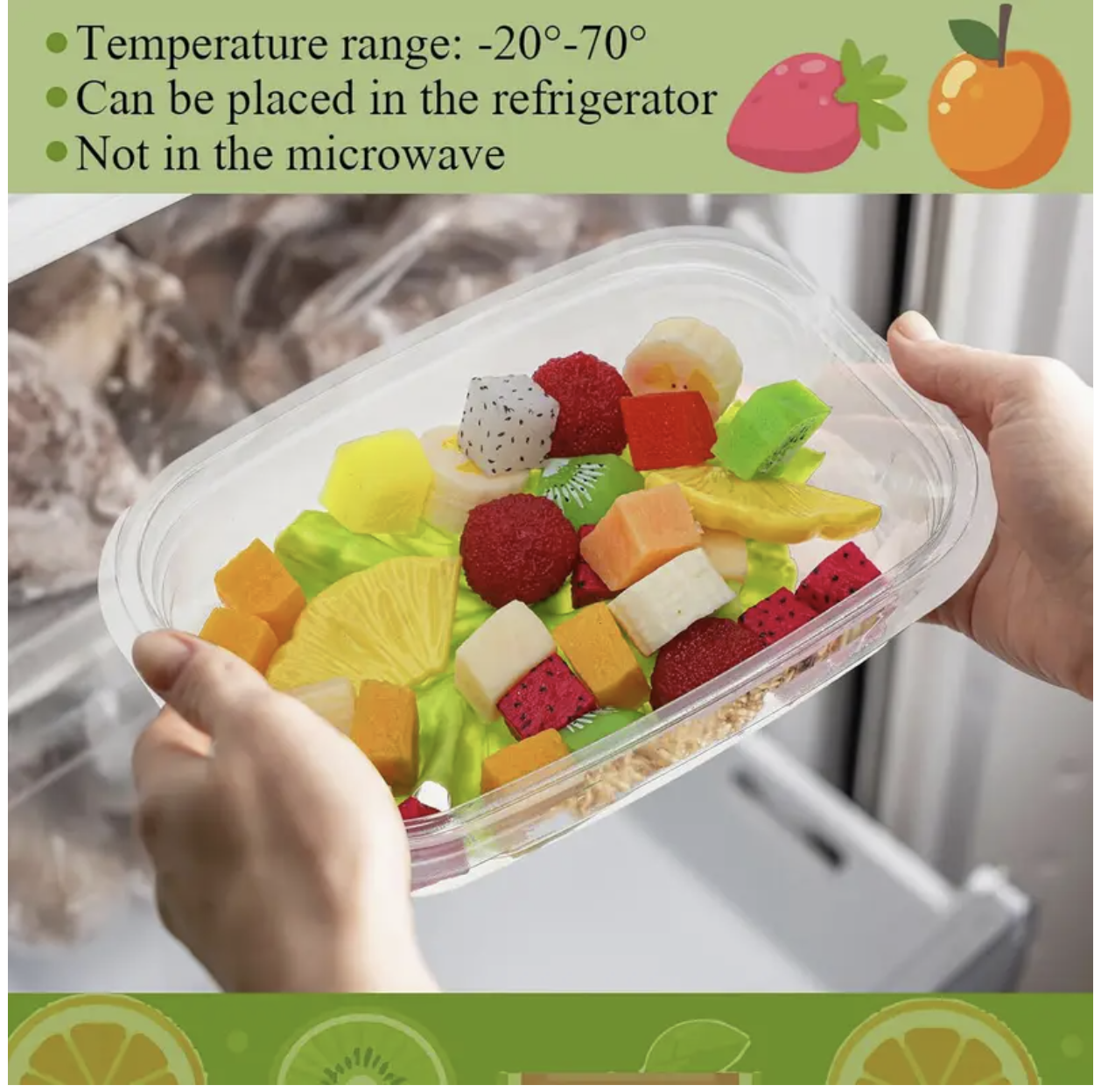 10 Pcs Heavy-Duty Reusable Food Storage Containers with Leakproof Lids – 350ml / 11.84oz Rectangular Stackable Containers, Microwave & Freezer Safe, Airtight & Durable - Image 5