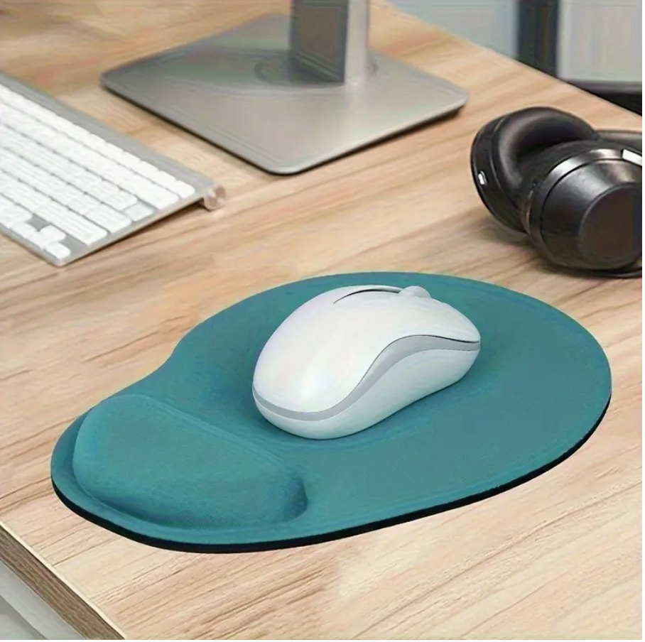 Ergonomic Wrist Rest with EVA Anti-Slip Base & Mouse Pad – Comfortable Wrist Support for Gaming & Computer Use | Available in Purple, Blue, Black, Orange & Teal - Image 5