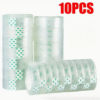 10 Rolls Super Strong Transparent Tape – 0.8cm Wide, Multi-Purpose Clear Adhesive Tape for Home, Office & Packaging