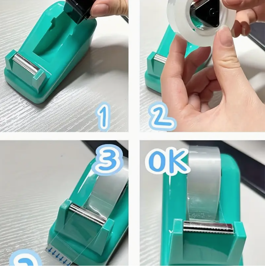 Tape Cutter – Anti-Slip Desktop Tape Holder for Office, School & Home Use - Image 2