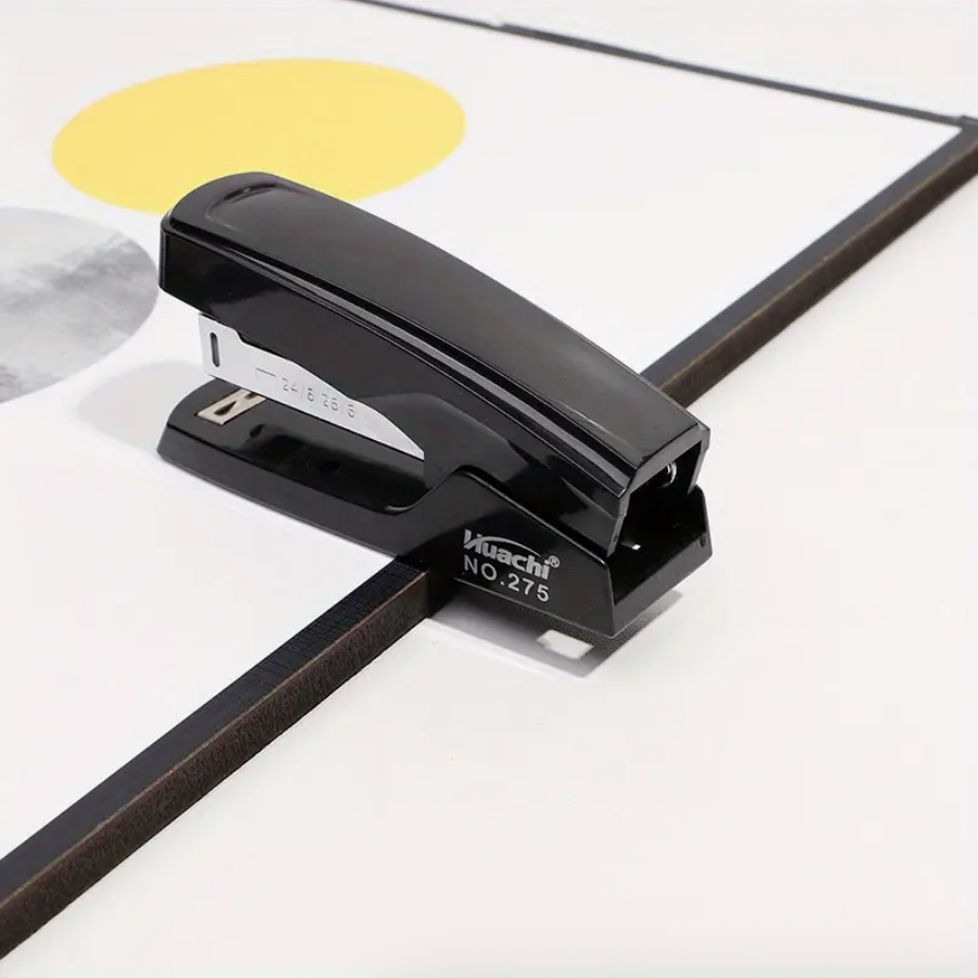 1pc Stapler – Model No. 275 (Black) with 10 Boxes of Staples Included | Portable, Labor-Saving Office & Home Stapler - Image 4