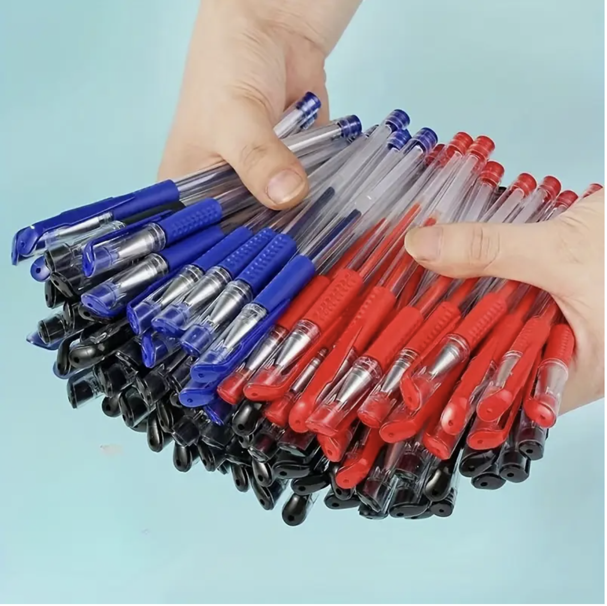 25pcs Neutral Ballpoint Pen Set – 0.5mm Fine Tip | Black Office Pens for Students & Professionals | Lightweight, Smooth Writing, Reliable Multipack Study & Office Pens - Image 3