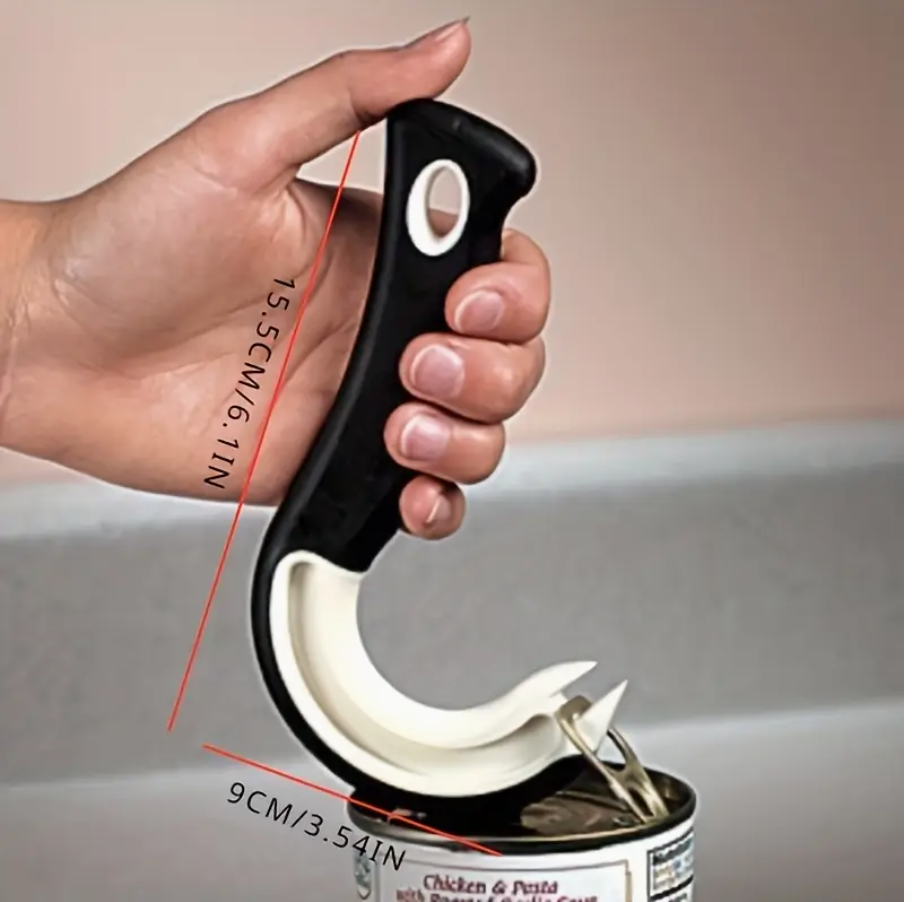 Ergonomic Easy-Grip Hook & Loop Can Opener – Durable, Practical & Perfect for Home, Restaurant, and Christmas Parties - Image 2