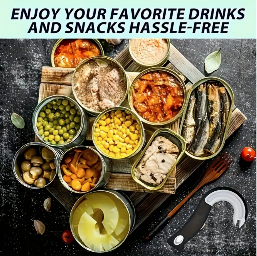 Ergonomic Easy-Grip Hook & Loop Can Opener – Durable, Practical & Perfect for Home, Restaurant, and Christmas Parties - Image 5