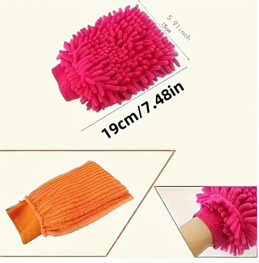 1PC Microfiber Car Wash Glove – Scratch-Resistant Cleaning Mitt for Cars, Home, and Kitchen | Ultra-Soft Wash Tool for Easter, Birthdays, Mother’s Day Gifts - Image 7