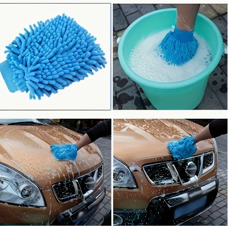 1PC Microfiber Car Wash Glove – Scratch-Resistant Cleaning Mitt for Cars, Home, and Kitchen | Ultra-Soft Wash Tool for Easter, Birthdays, Mother’s Day Gifts - Image 5