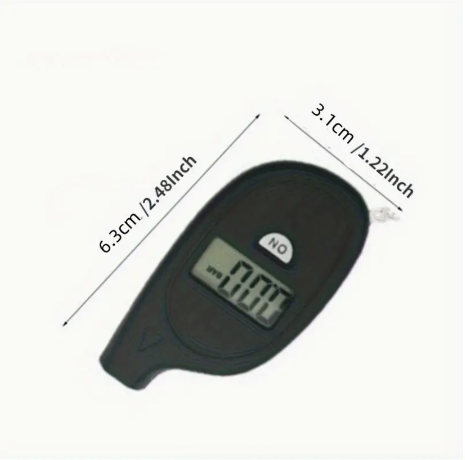 Portable Digital Tire Pressure Gauge with Keychain – Multi-Unit Display (PSI, BAR, KPa, Kg/cm²) & Temperature Sensor | Compact Vehicle Maintenance Tool for Cars, Motorcycles & Bicycles | Durable ABS Construction - Image 6