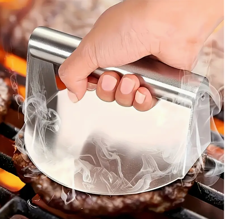 Stainless Steel Burger Press Mold – Non-Stick Round Steak Patty Maker | BBQ Patty Filling Tool for Perfect Burgers | Durable Metal Kitchen & BBQ Accessory - Image 5