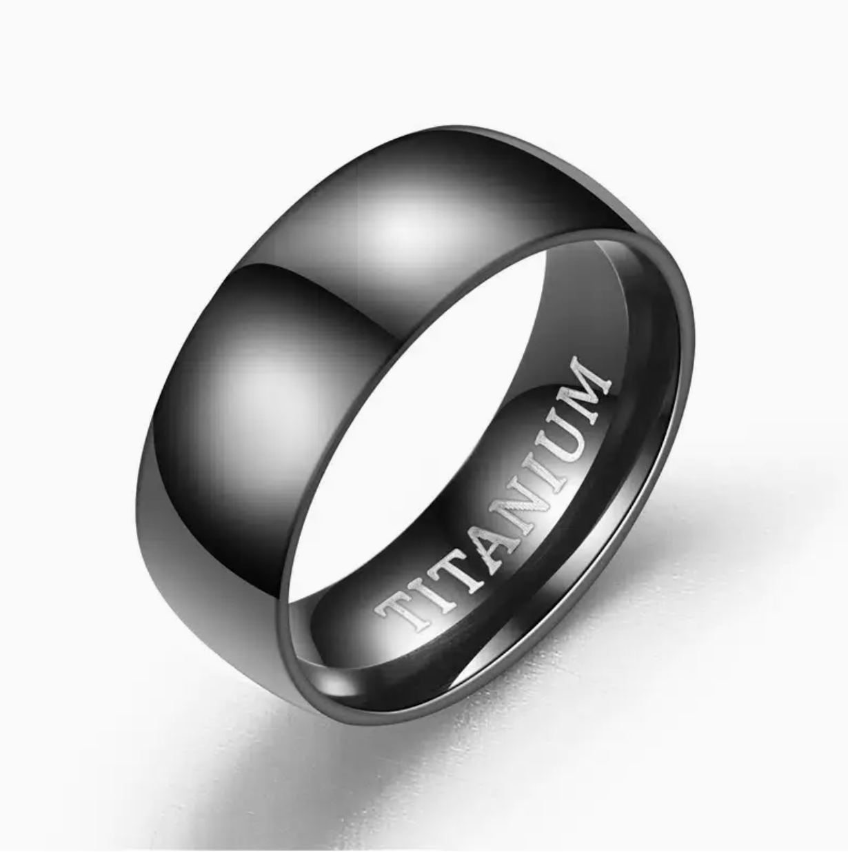 Men’s Minimalist Stainless Steel Band Ring – Sleek & Durable Design | Available in Sizes 6, 7 & 8