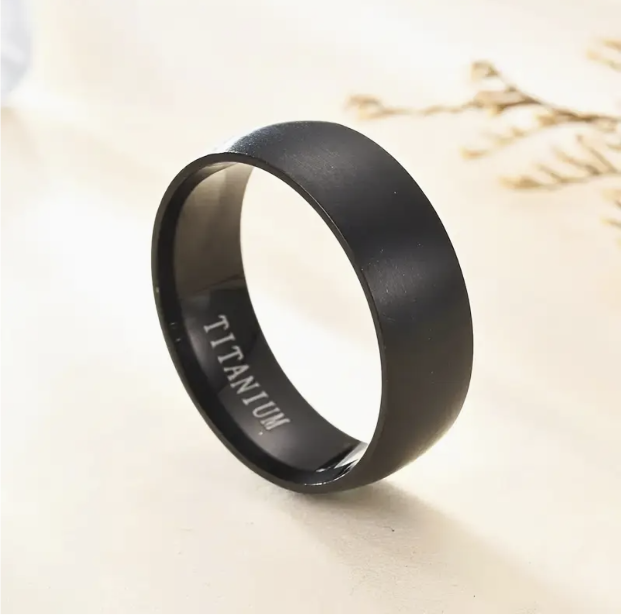 Men’s Minimalist Stainless Steel Band Ring – Sleek & Durable Design | Available in Sizes 6, 7 & 8 - Image 5