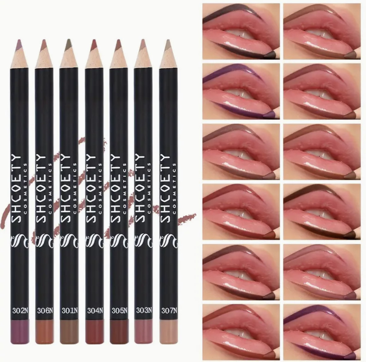 Matte Lip Liner – Waterproof, Long-Lasting, Non-Fading | Smooth, Non-Stick Formula | Perfect Valentine’s Day Gift