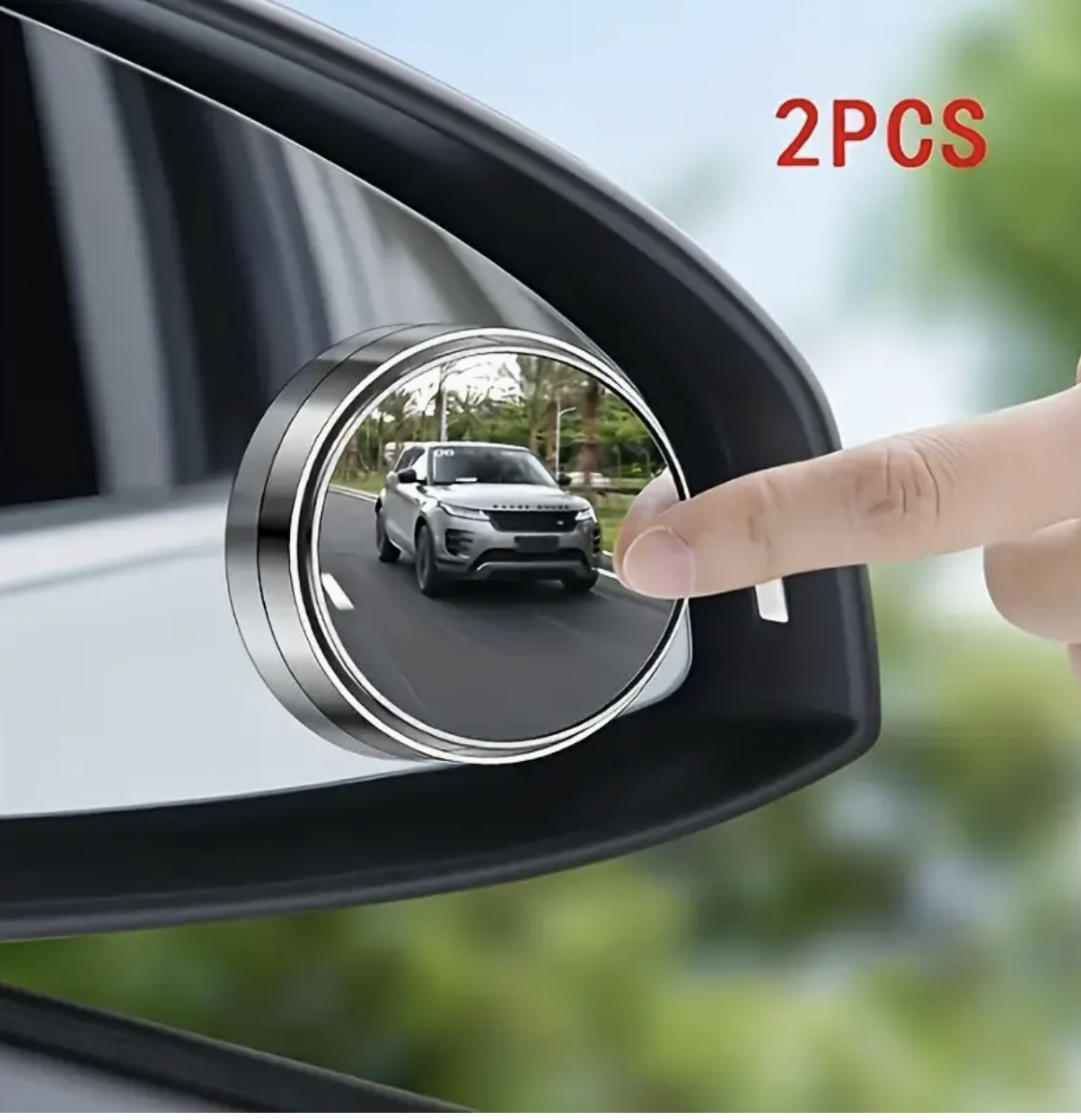HD Blind Spot Mirror – 360° Wide-Angle Convex Rearview Mirror | Easy Installation & Enhanced Driving Safety - Image 3