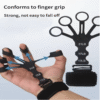5-Finger Finger Trainer Wrist Puller – Adjustable Resistance Hand Grip Strengthener (9.98KG–78.02KG)