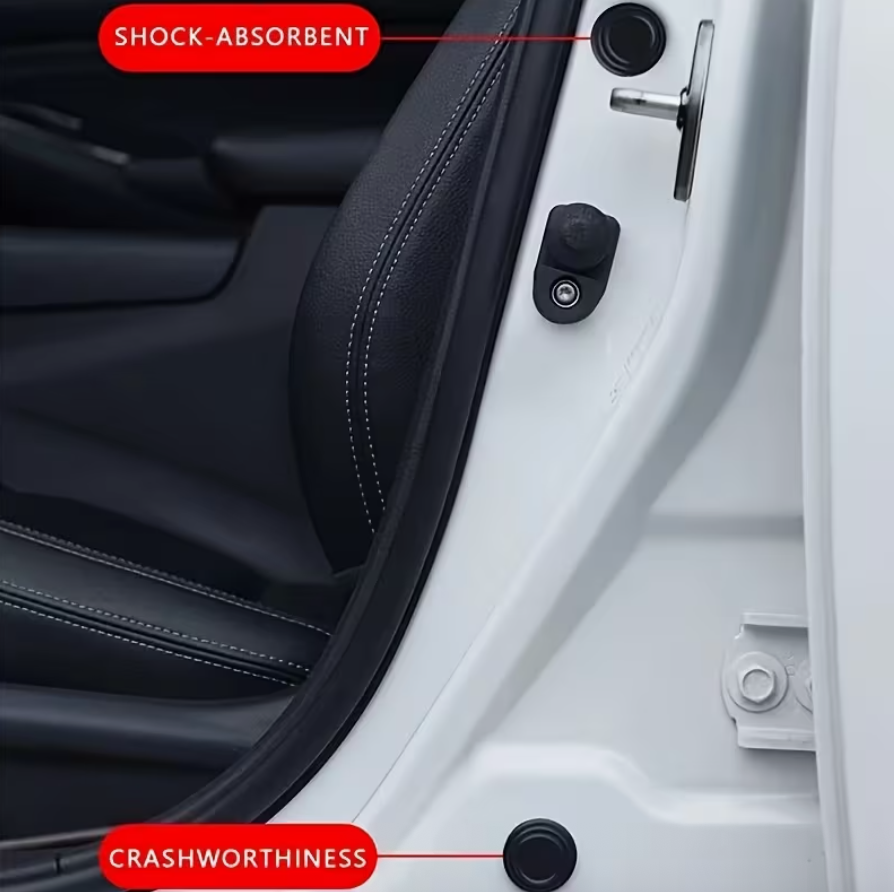 Silicone Car Door Shock Absorber & Buffer Pads Shock Absorption • Noise Reduction • Quieter Vehicle • Universal Fit for Most Car Models - Image 6