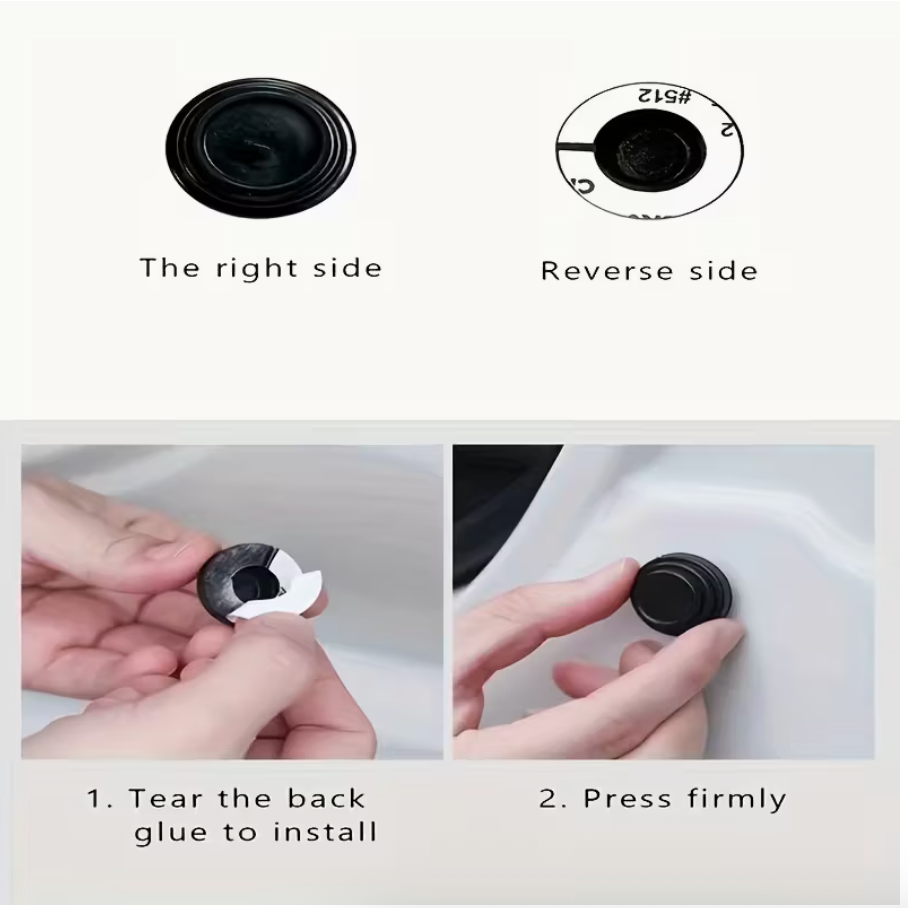 Silicone Car Door Shock Absorber & Buffer Pads Shock Absorption • Noise Reduction • Quieter Vehicle • Universal Fit for Most Car Models - Image 5