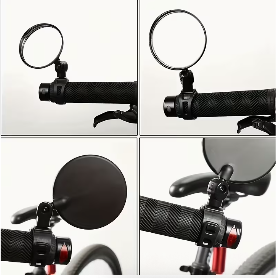 2pcs Bicycle Rearview Convex Mirror Safety & Visibility • Reflective Convex Design • Adjustable & Durable • For Mountain, Electric & Balance Bikes - Image 7