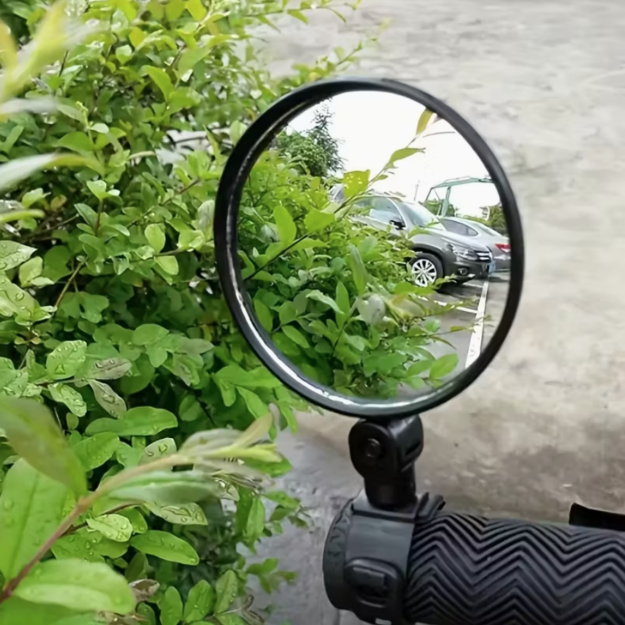 2pcs Bicycle Rearview Convex Mirror Safety & Visibility • Reflective Convex Design • Adjustable & Durable • For Mountain, Electric & Balance Bikes - Image 5