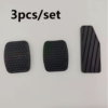 Set of 3 Rubber Car Pedal Cover Kit – Brake, Clutch & Accelerator Pads Compatible with Suzuki Swift, Samurai, Sidekick, Vitara, Tracker & Daewoo Matiz, Tico