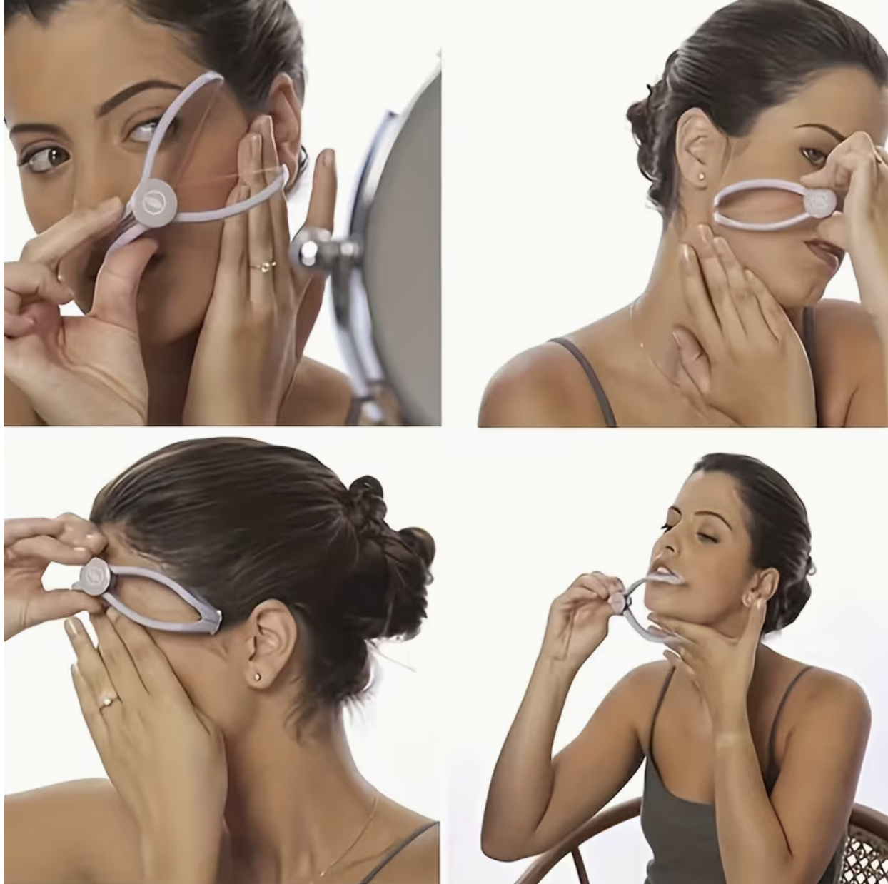 Portable Facial Hair Remover Spring – Easy-to-Use Coil Threading Tool for Cheeks, Eyebrows & Chin | Low-Allergenic DIY Beauty Tool for Women - Image 4